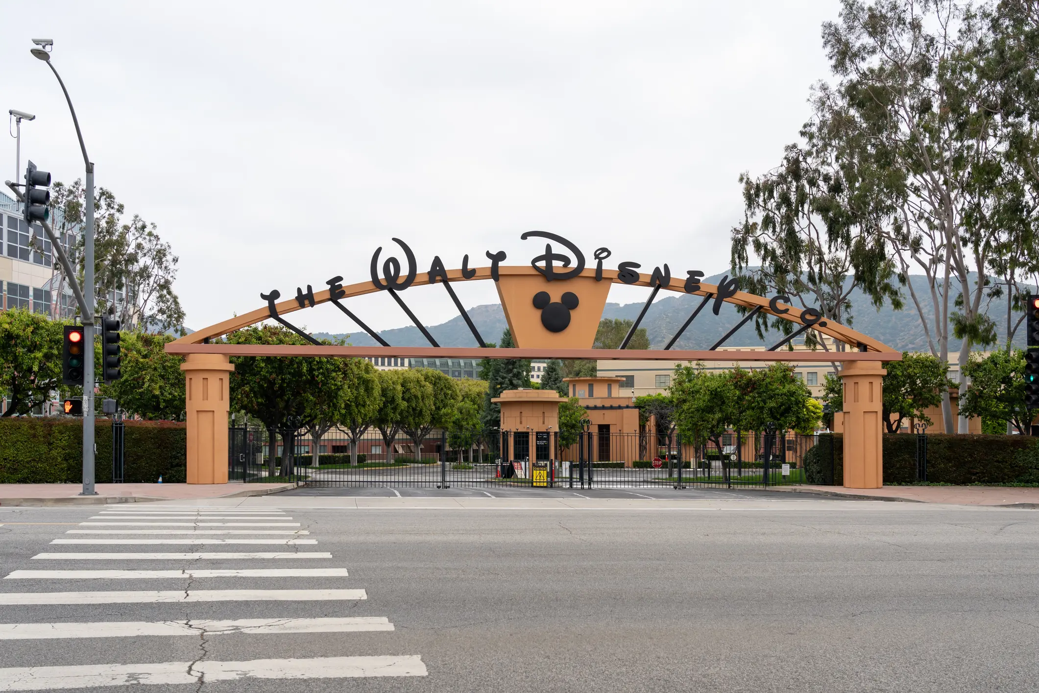 Entrance of The Walt Disney Studios.